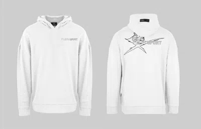 Pre-owned Plein Sport Sweatshirt  Fipsc131501-white Gr S M L Xl Xxl+ Hoody Sweater Pullover In Weiss