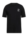 Plein Sport Swim Man T-shirt Black Size Xxl Polyester, Cotton