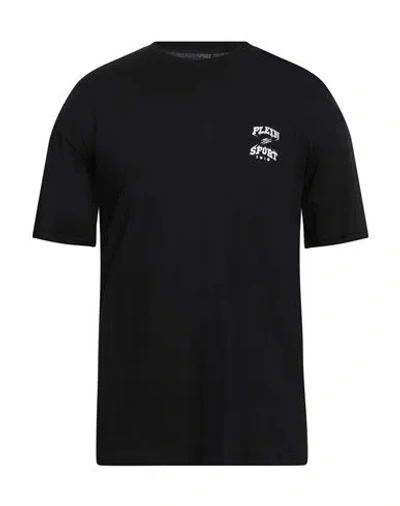 Plein Sport Swim Man T-shirt Black Size Xxl Polyester, Cotton