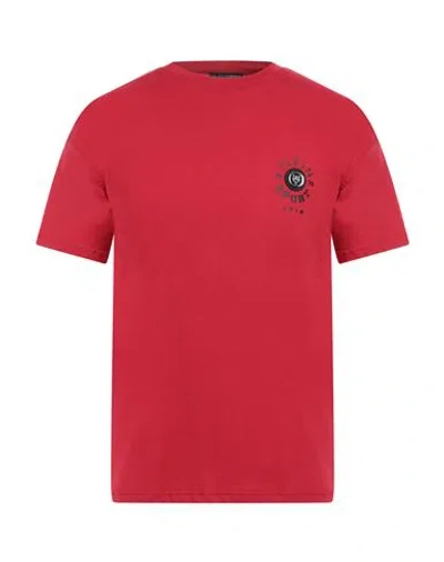 Plein Sport Swim Man T-shirt Red Size Xl Cotton In Multi