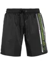 Plein Sport Swim Shorts In Black
