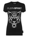 Plein Sport Logo-lettering Graphic-print T-shirt In Black