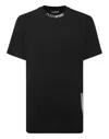 Plein Sport T-shirt Round Neck Ss Barcode In Black