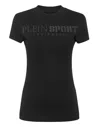 Plein Sport T-shirt Round Neck Ss In Black