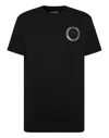 Plein Sport T-shirt Round Neck Ss Carbon Tiger In Black