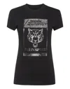 Plein Sport Sexy Pure-fit Tiger T-shirt In Black