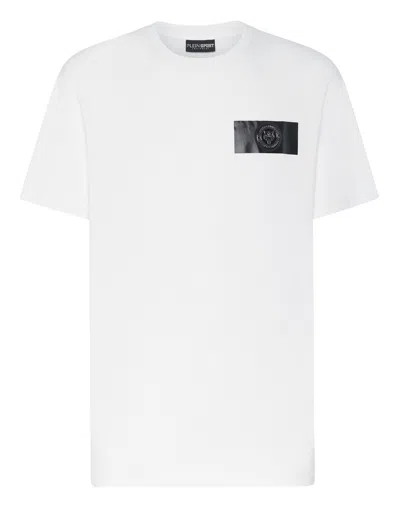 Plein Sport T-shirt Round Neck Ss Tiger Crest Edition In Multi
