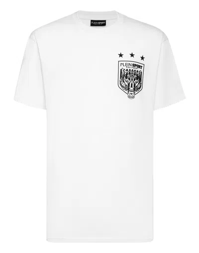 Plein Sport Tiger Crest Edition T-shirt In White