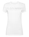 Plein Sport T-shirt Round Neck Ss In White