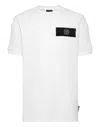 Plein Sport T-shirt Round Neck Ss Global Express Edition In White