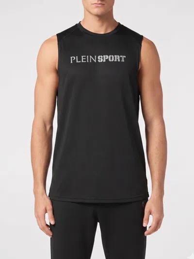 Plein Sport Tank Top Men In Black