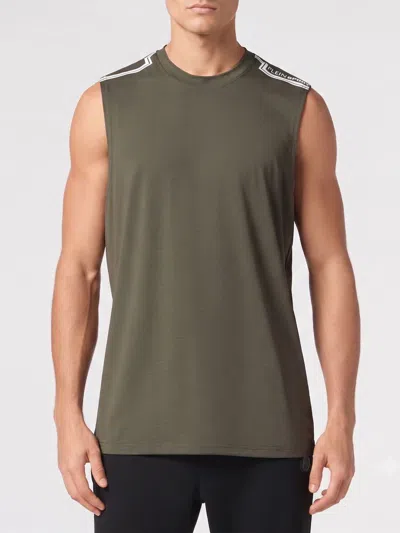 Plein Sport Tank Top Men Color Green