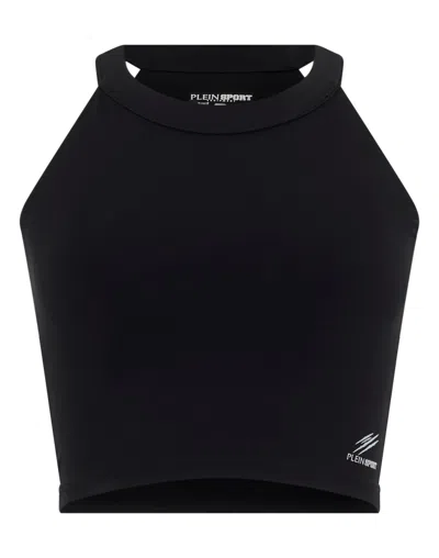 Plein Sport Tank Top Ps In Black