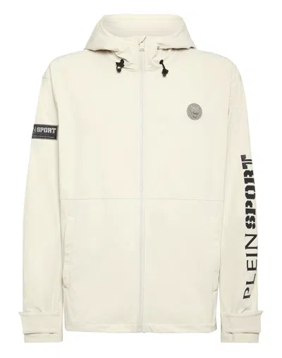 PLEIN SPORT TECHNICAL NYLON JACKET LS SCRATCH
