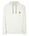 Plein Sport Technical Oversize Hoodie Sweatshirt Ls In Grey