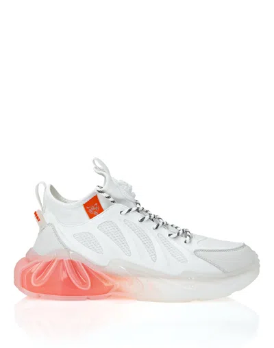 Plein Sport The Flame Gen.x.02 Tiger Sneakers In White