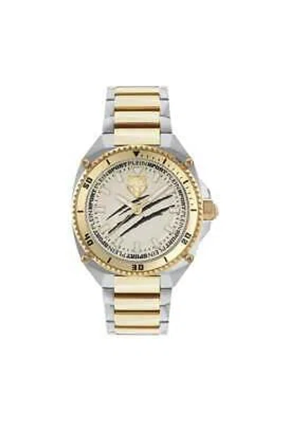 Pre-owned Plein Sport Thunder Force Bracelet 47mm Gents Watch Ps8ba0824