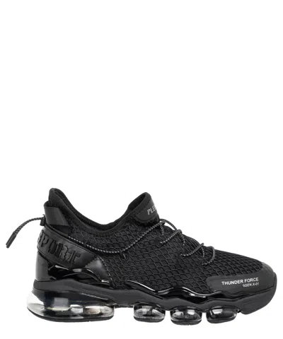 Plein Sport Thunder Force Genx 01 Runner Edition Sneakers In Black