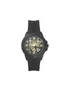 Plein Sport Touchdown Silicone Watch In Black