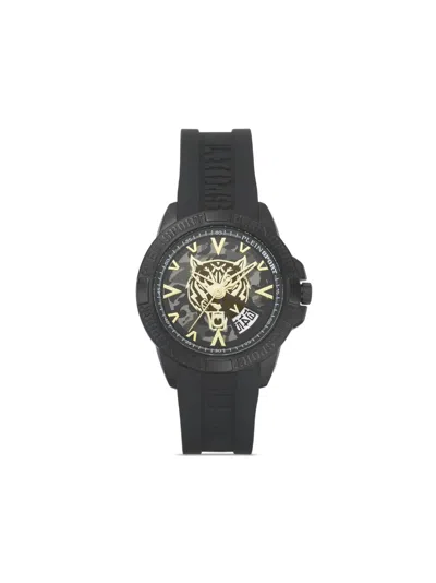 Plein Sport Touchdown Silicone Watch In Black