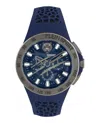 Plein Sport Thunderstorm Chrono Silicone Watch In Multi