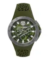 Plein Sport Thunderstorm Chrono Silicone Watch In Multi