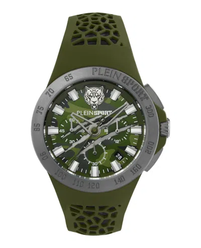 Plein Sport Thunderstorm Chrono Silicone Watch In Multi