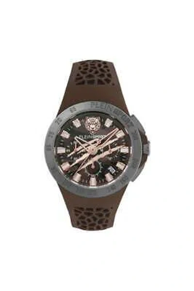 Pre-owned Plein Sport Thunderstorm Chronograph 43mm Gents Watch Psaba0423