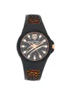 Plein Sport Thunderstorm Silicone Cutout Watch/40mm In Black