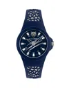 Plein Sport Thunderstorm Silicone Watch In Blue