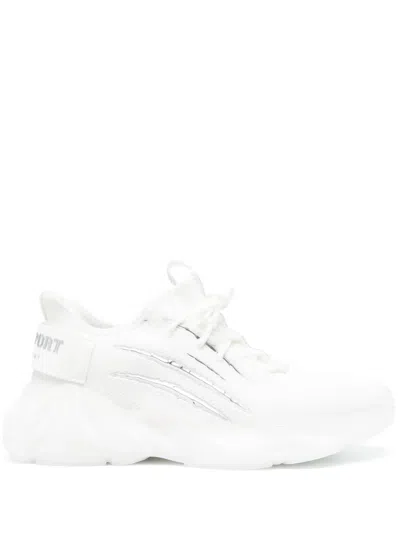 Plein Sport Tiger Attack Gen.x.02 Scratch Sneakers In White