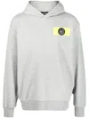 Plein Sport Tiger Crest Edition Hoodie In Grey