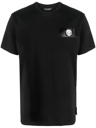 Plein Sport Tiger Crest Edition T-shirt In Black