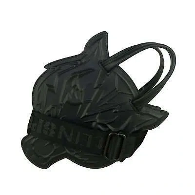 Pre-owned Plein Sport Tiger Head Black Crossbody Bag