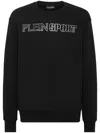 Plein Sport Tiger Logo-print Sweatshirt In Black