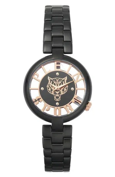 Plein Sport Tiger Luxe Quartz Bracelet Watch, 36mm In Transparent