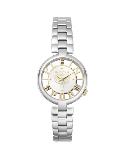 Plein Sport Tiger Luxe Woman Watch In Silver