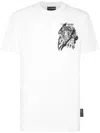 Plein Sport Cotton T-shirt Round Neck Ss Tiger In White