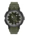 Plein Sport Tiger Power Silicone Watch In Green