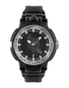 Plein Sport Tiger Power Silicone Watch In Black