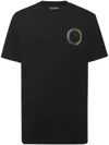 Plein Sport T-shirt Round Neck Ss Carbon Tiger In Black