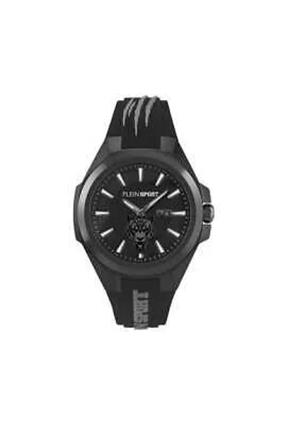 Pre-owned Plein Sport Tigermaster Silicone 47mm Gents Watch Ps7ba0424
