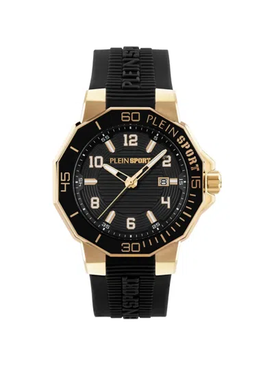 Plein Sport Titan 3h 45mm Watch In Black