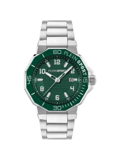 Plein Sport Titan 3h 45mm Watch In Green