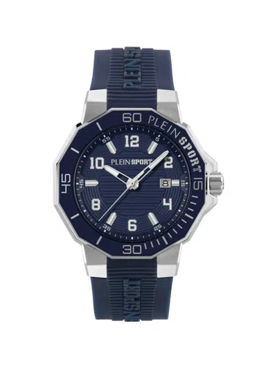 Plein Sport Titan 3h 45mm Watch In Metallic