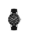 Plein Sport Titan Chronograph Watch With Black Guilloche Dial In Black