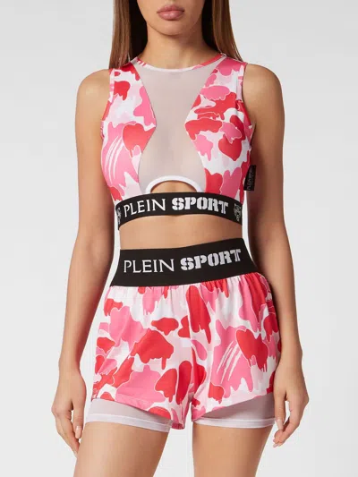 Plein Sport Top Woman Color Fuchsia In Pink