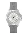 Plein Sport Touchdown Silicone Watch In Gray