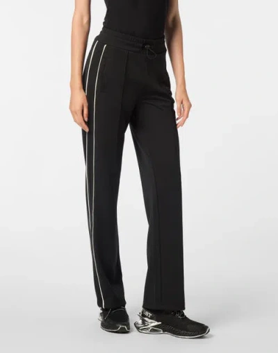Plein Sport Tracksuit Pants Loose Fit Women In Black