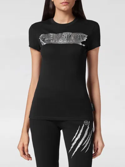 Plein Sport T-shirt Woman In Black